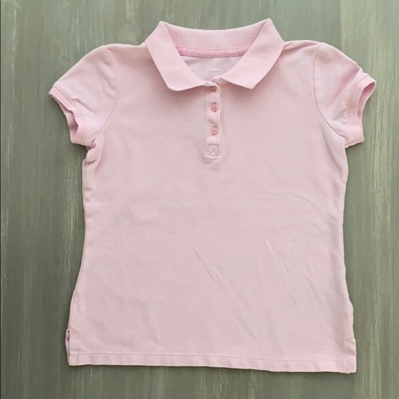 Old Navy Set of 2 Pink Girls Polo Shirts Size 6-7 - Picture 2 of 4
